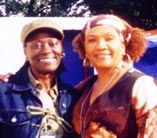 Nya Azania & Marcia Griffiths - click to enlarge